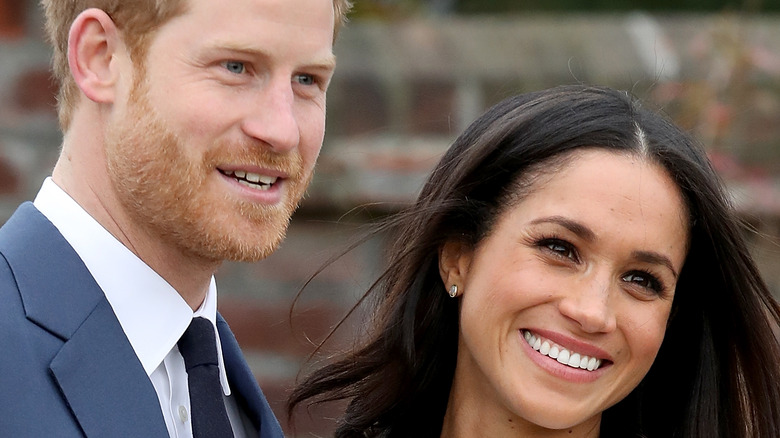 Prince Harry and Meghan Markle at a royal event