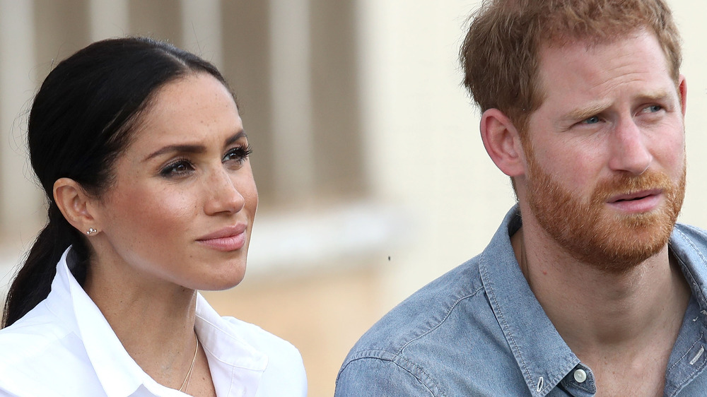 Prince Harry and Meghan Markle at an event 