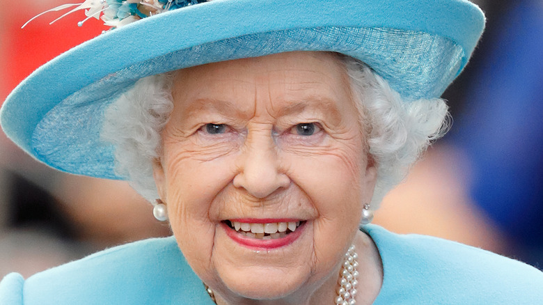 Queen Elizabeth smiling