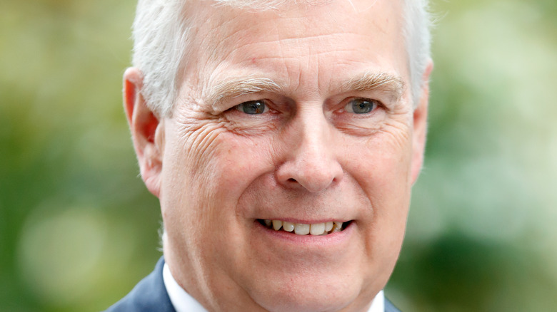 Prince Andrew smiling