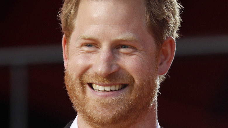 Prince Harry smiling