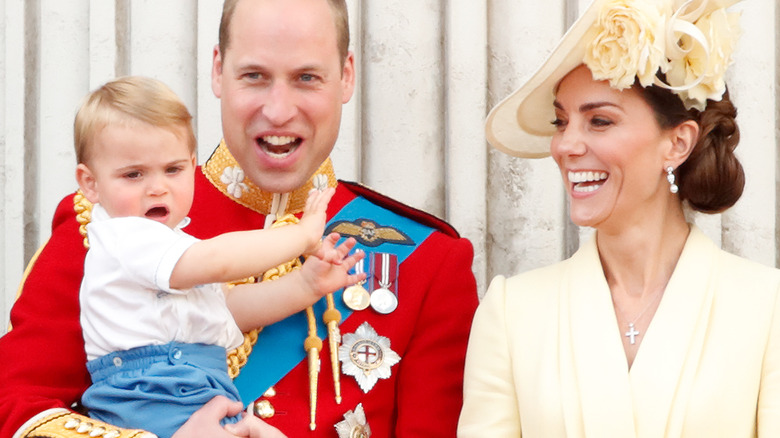 The Cambridges and Prince Louis