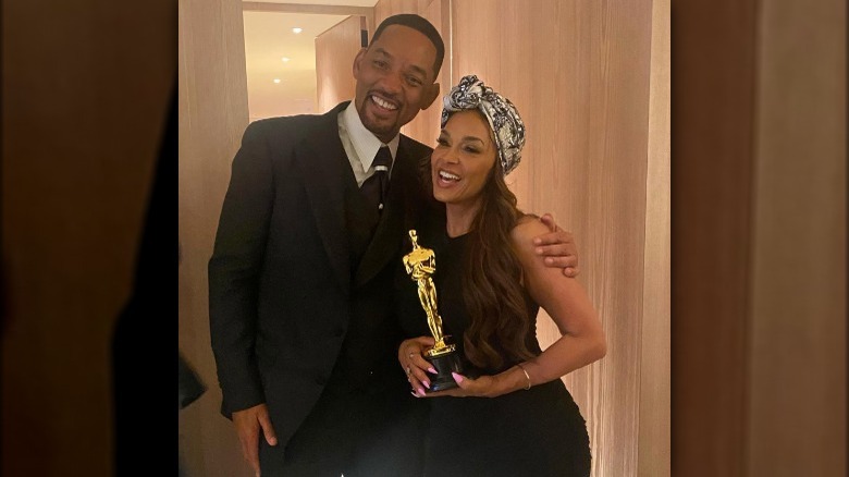 Will Smith and Sheree Zampino smiling