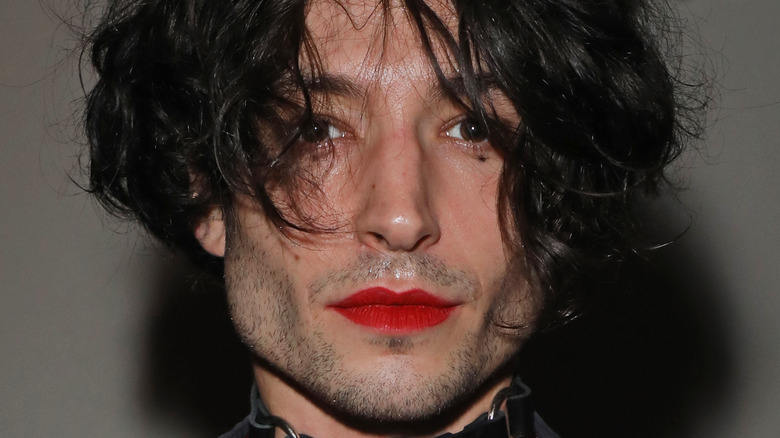 Ezra Miller at Alexander McQueen party