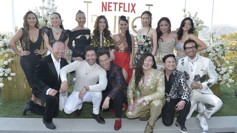 The cast of Bling Empire poses together