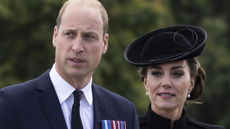 Prince William and Princess Catherine posing 