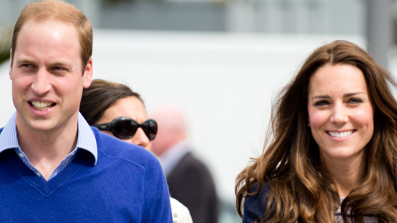 William and Kate smiling 