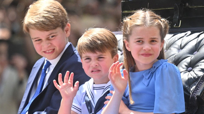 Princes George, Louie, Princess Charlotte