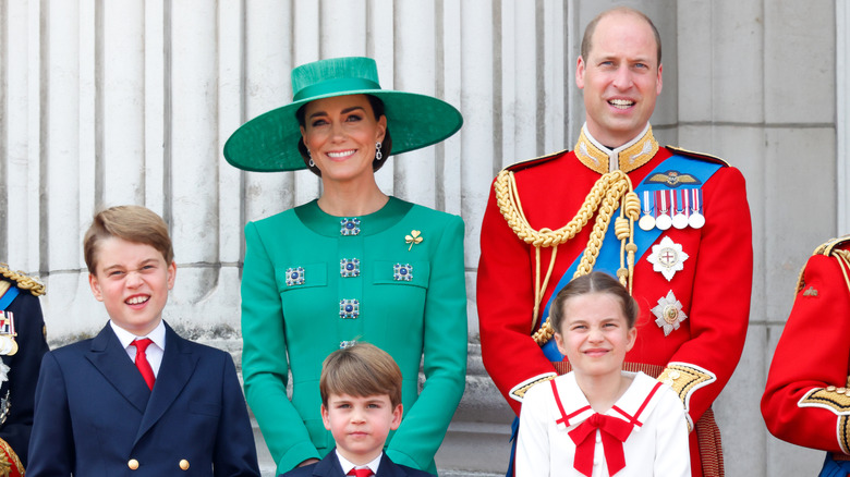 Prince William, Kate Middleton, Prince George, Prince Louis, and Princess Charlotte