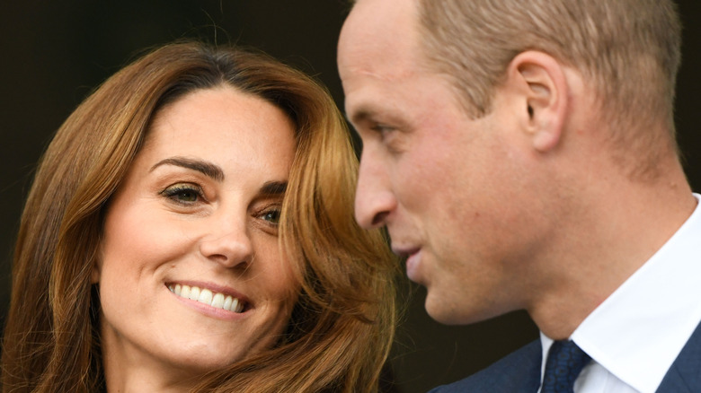 Prince William and Kate Middleton smiling