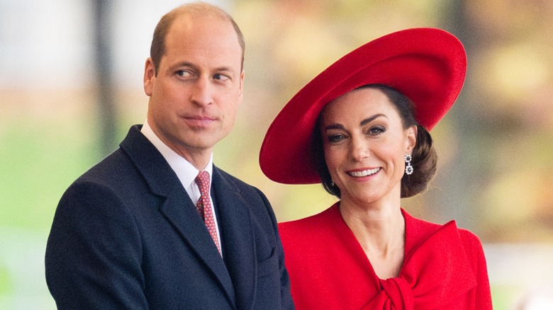 Prince William and Kate Middleton posing together