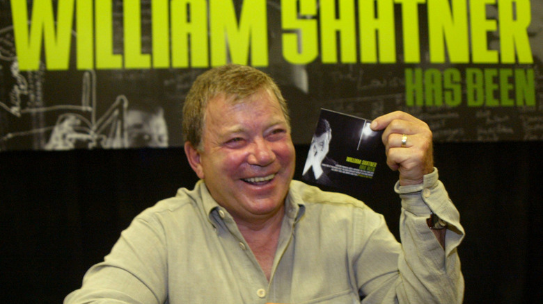 William Shatner during William Shatner Signs Copies of "Has Been" at Tower Records - October 5, 2004 at Tower Records in Hollywood, California, United States.