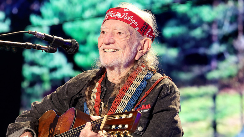 Willie Nelson performs onstage 
