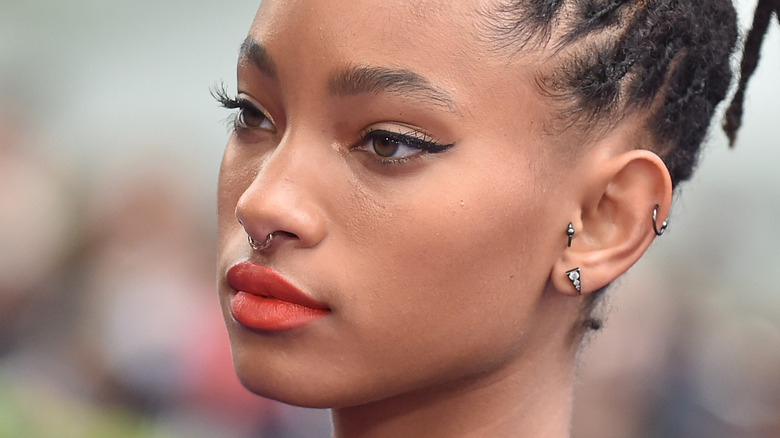 Willow Smith with updo