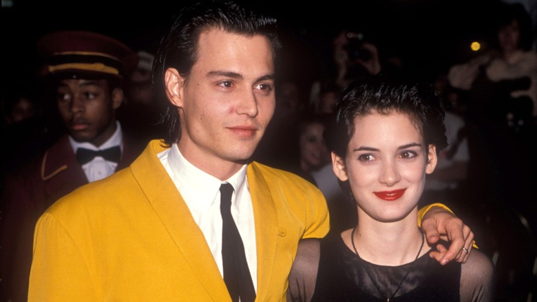 Johnny Depp & Winona Ryder walk the red carpet as a couple in the early '90s