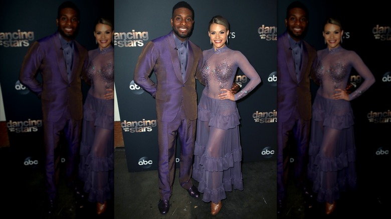 Kel Mitchell and Witney Carson posing for a photo