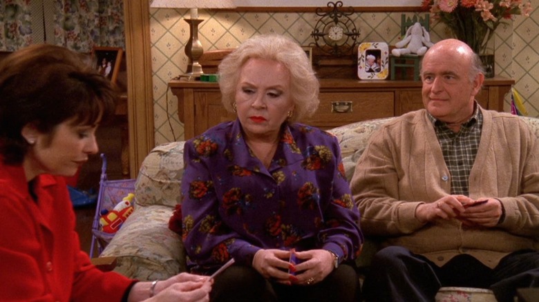 Patricia Heaton, Doris Roberts, and Peter Boyle in Everybody Loves Raymond.