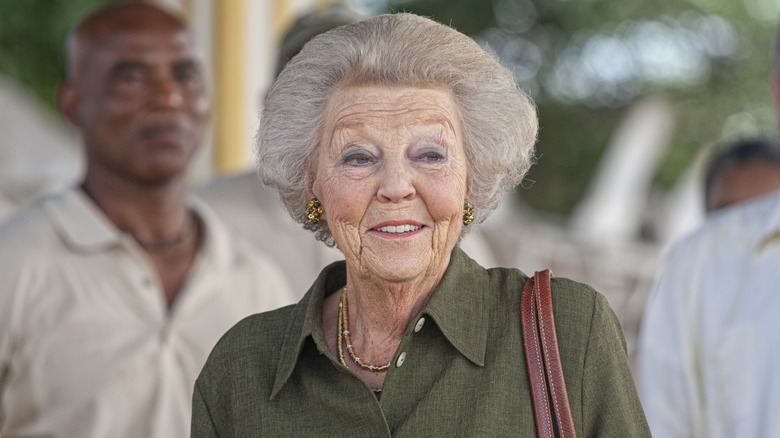 Beatrix of the Netherlands smiling