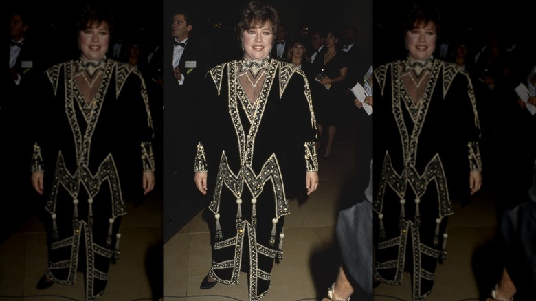 Kathy Bates smiling at the 1991 Golden Globes