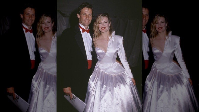 Kim and Mick Basinger smiling at the 1990 Academy Awards