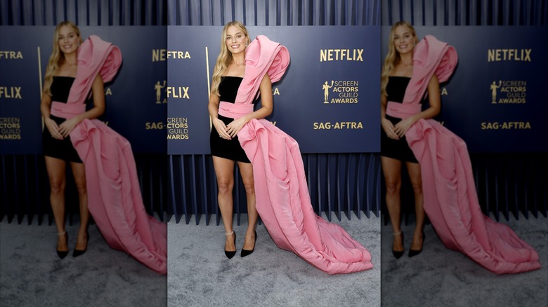 Margot Robbie at the SAG Awards in 2024.