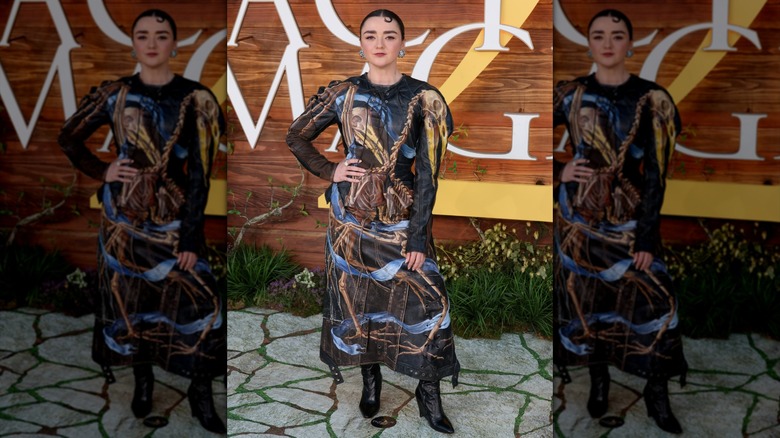 Maisie Williams posing