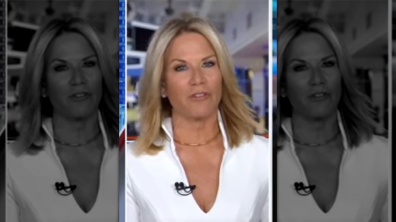Fox News anchor Martha MacCallum announcing the death of rock musician Ozzy Osbourne while wearing a white jacket