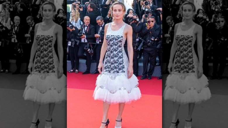 Brie Larson's white tulle dress at Cannes
