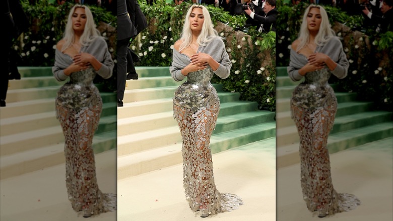 Kim Kardashian posing