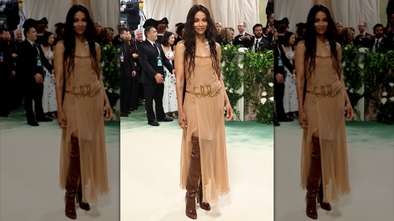 Zoe Saldana on the red carpet