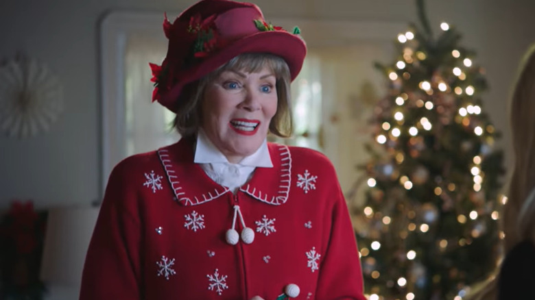 Screenshot of Jean Smart in A Shoe Addict's Christmas from the trailer