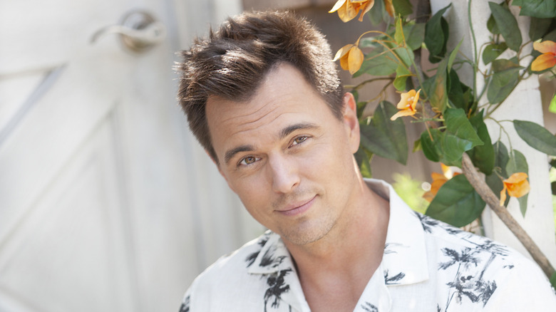 Darin Brooks smirking