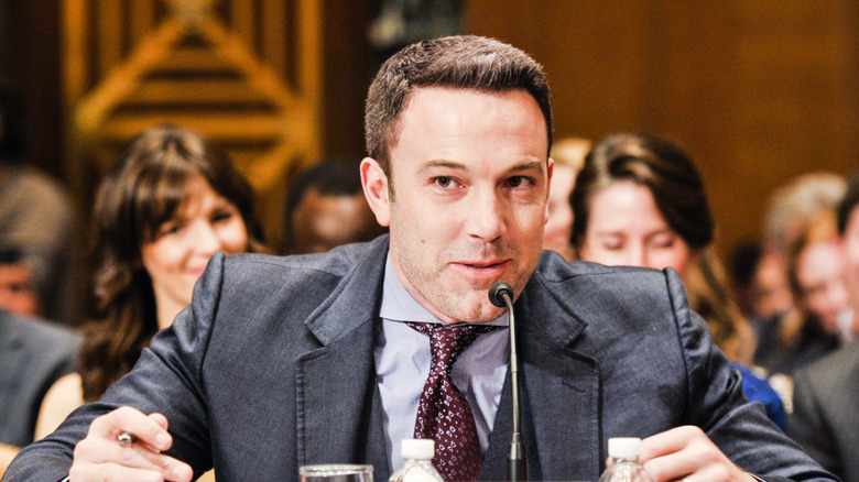 Ben Affleck testifying in front of Congress