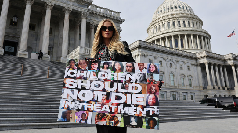 Paris Hilton at the U.S. Capitol