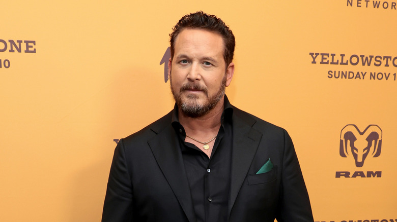Cole Hauser attending Yellowstone event