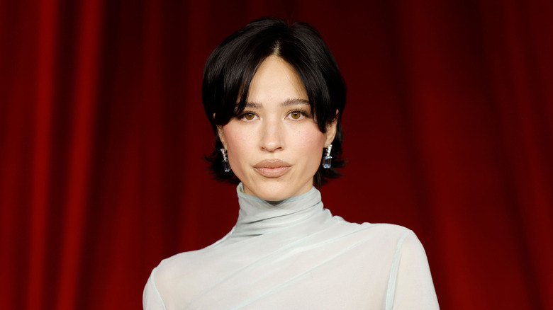Kelsey Asbille posing at the Academy Museum of Motion Pictures 4th Annual Gala in October 2024.