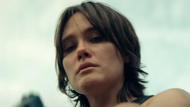 Eden Brolin stands looking down in the movie  "Long Gone Heroes"