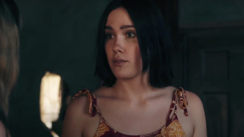 Eden Brolin looks offscreen playing a Manson cult member in the movie "Manson's Lost Girls"