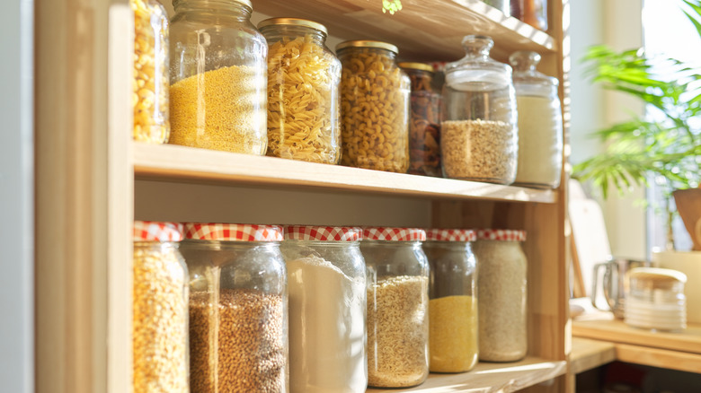 Stocked pantry