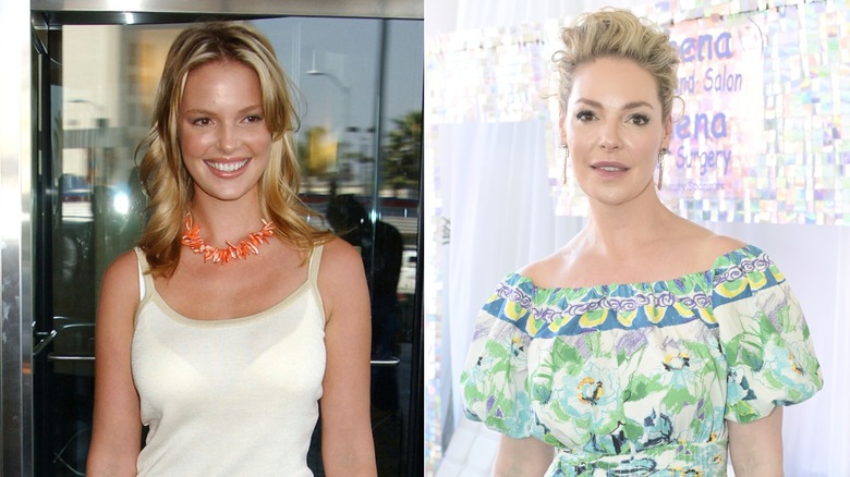 Katherine Heigl in 2003 and 2026