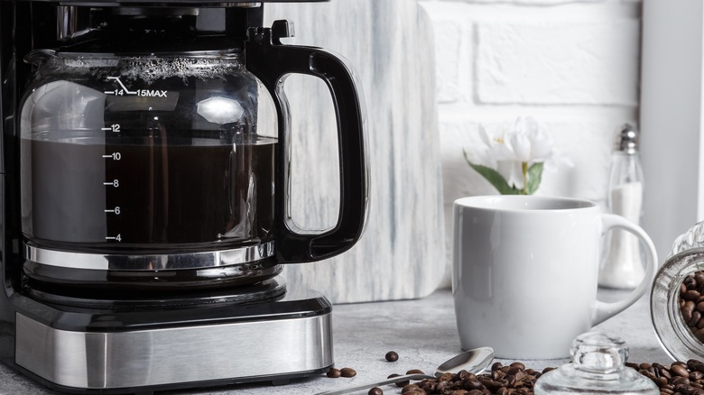 coffeemaker on counter