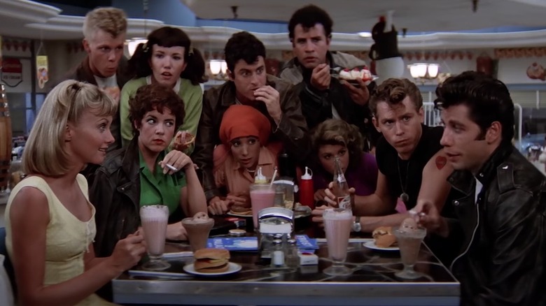 The cast of Grease