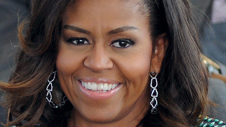 Michelle Obama smiling