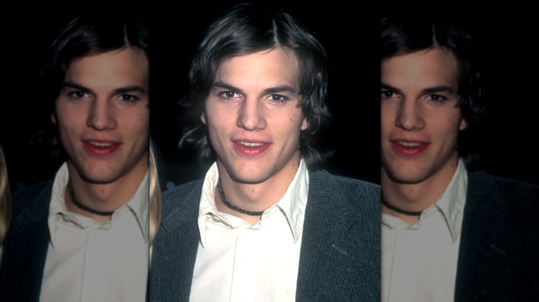 Ashton Kutcher photographed in January 1999 at the Fox Network Party