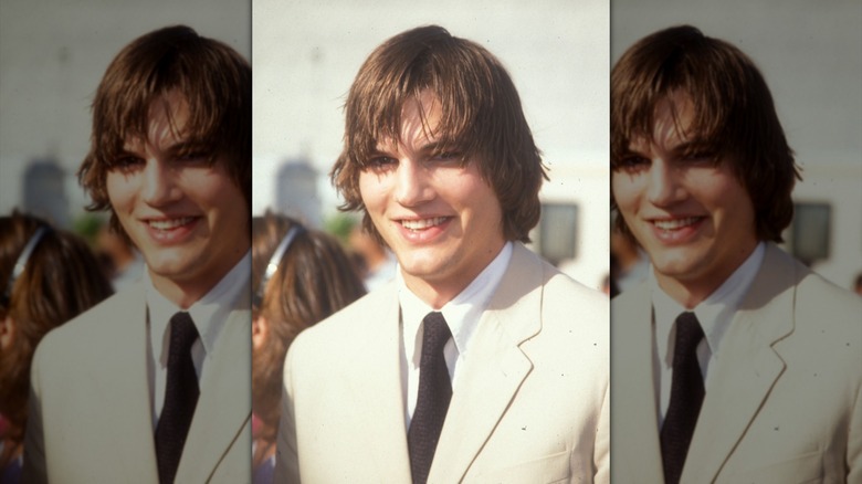 Ashton Kutcher attending the first Teen Choice Awards in August 1999