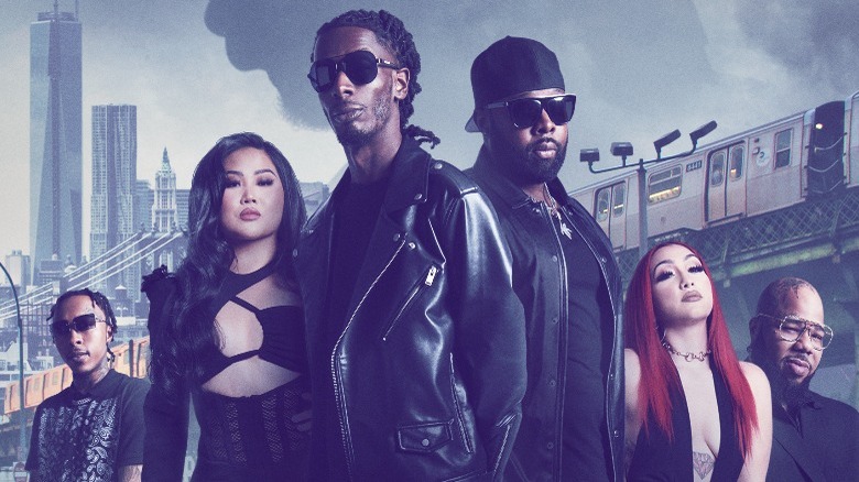 The cast of Black Ink Crew