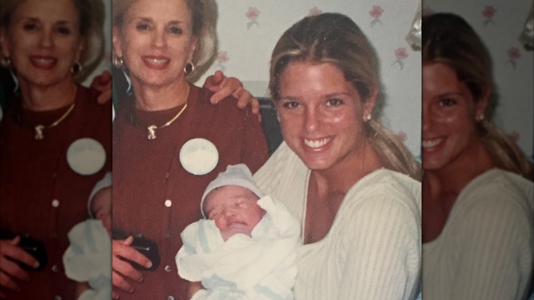 Attorney General Pam Bondi holding her nephew, Jake Schaffer