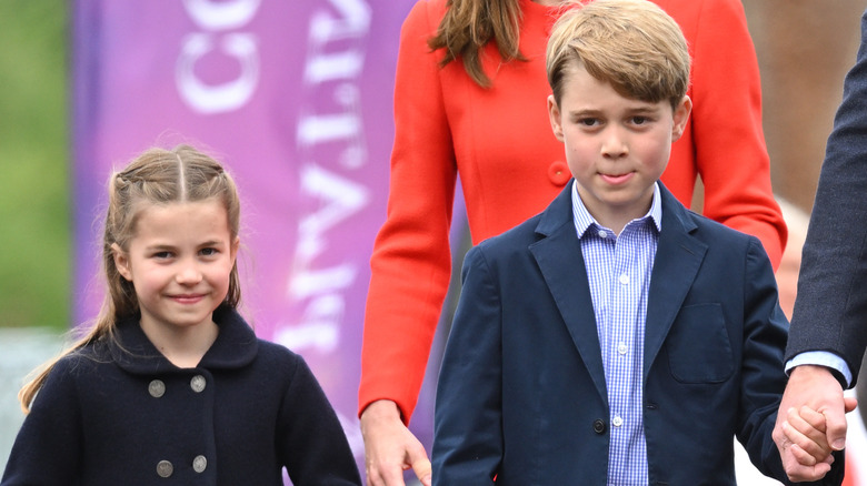 Princess Charlotte and Prince George