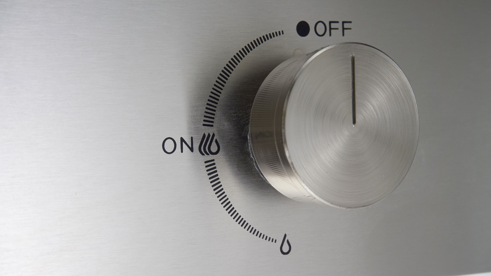 On/Off knob in off position