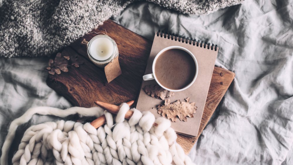 Coffee on a tray